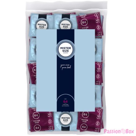 MISTER SIZE - CONDOMS SIZE XXL 64 MM (100 UNITS)