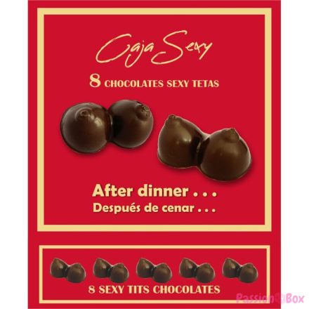 DIABLO PICANTE - 8 SEXY TITS CHOCOLATES