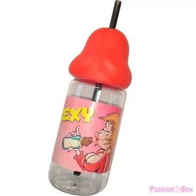 DIABLO PICANTE - PENIS SHAPED 360 ML BABY BOTTLE RED