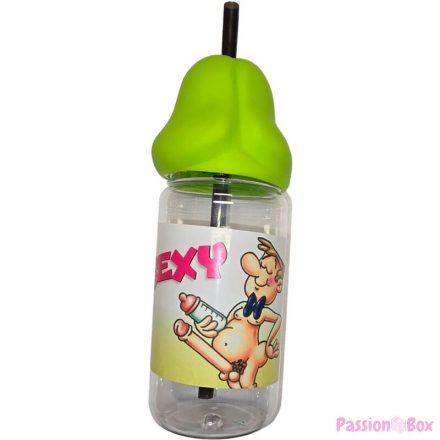 DIABLO PICANTE - PENIS SHAPED 360 ML BABY BOTTLE GREEN