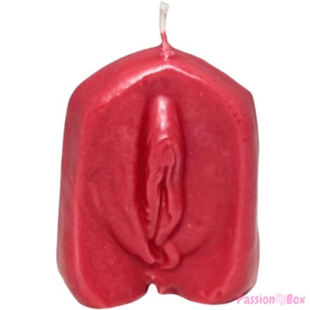 DIABLO PICANTE - VAGINA SHAPED CANDLE RED