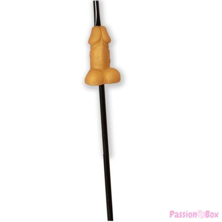 DIABLO PICANTE - GOLDEN PENIS SHAPED STRAW