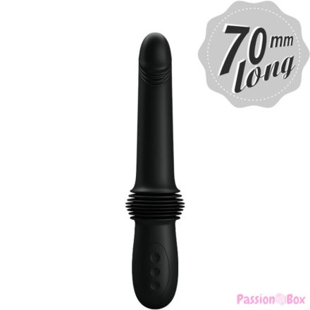 PRETTY LOVE - PAZUZU VIBRATOR 3 THRUST MODES BLACK