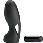 PRETTY LOVE - ALAN SILICONE FINGER VIBRATOR BLACK