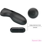 PRETTY LOVE - ALAN SILICONE FINGER VIBRATOR BLACK