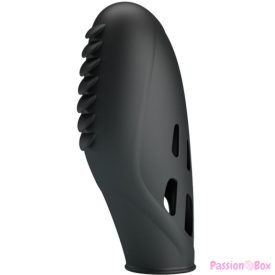PRETTY LOVE - GILO SILICONE FINGER VIBRATOR BLACK