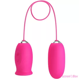   PRETTY LOVE - DAISY VIBRATING EGG + CLITORIS STIMULATING TONGUE PINK