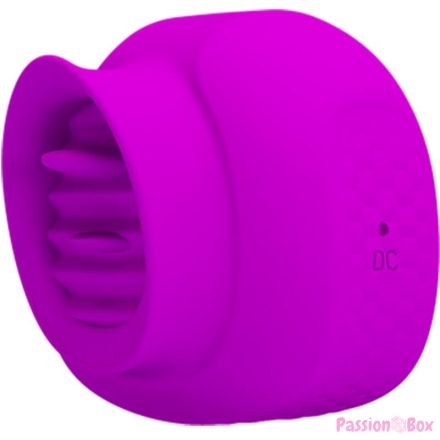 PRETTY LOVE - ESTELLE TONGUE CLITORIS STIMULATOR 12 VIBRATIONS PURPLE