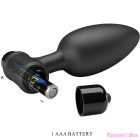 PRETTY LOVE - VIBRA BUTT PLUG 2 ANAL PLUG 10 VIBRATIONS BLACK