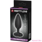 PRETTY LOVE - VIBRA BUTT PLUG 2 ANAL PLUG 10 VIBRATIONS BLACK