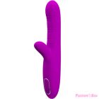 PRETTY LOVE - ANGELIQUE MULTIFUNCTION VIBRATOR + CLITORIS STIMULATOR PURPLE