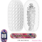 PRETTY LOVE - VENUS X 15 SILICONE MALE MASTURBATORS WHITE