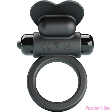 PRETTY LOVE - DEBONAIRE VIBRATING RING RABBIT 10 VIBRATIONS BLACK