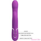 PRETTY LOVE - 4 IN 1 MULTIFUNCTION VIBRATOR & STIMULATOR PURPLE
