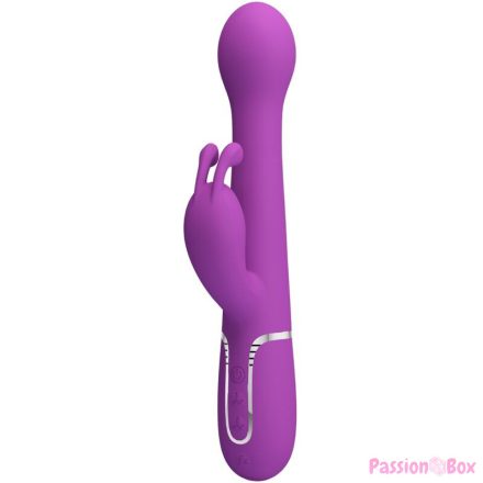 PRETTY LOVE - DEJON 3 IN 1 MULTIFUNCTION RABBIT VIBRATOR  PURPLE