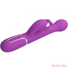 PRETTY LOVE - DEJON 3 IN 1 MULTIFUNCTION RABBIT VIBRATOR  PURPLE