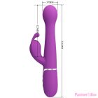 PRETTY LOVE - DEJON 3 IN 1 MULTIFUNCTION RABBIT VIBRATOR  PURPLE