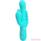 PRETTY LOVE - CAMMY 4 IN 1 MULTIFUNCTION TRIPPLE RABBIT VIBRATOR  BLUE