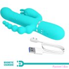 PRETTY LOVE - CAMMY 4 IN 1 MULTIFUNCTION TRIPPLE RABBIT VIBRATOR  BLUE