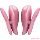 PRETTY LOVE - CAILEY NIPPLE CLAMPS 10 VIBRATIONS REMOTE CONTROL PINK