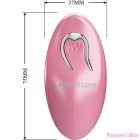 PRETTY LOVE - CAILEY NIPPLE CLAMPS 10 VIBRATIONS REMOTE CONTROL PINK