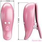 PRETTY LOVE - CAILEY NIPPLE CLAMPS 10 VIBRATIONS REMOTE CONTROL PINK