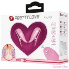 PRETTY LOVE - CAILEY NIPPLE CLAMPS 10 VIBRATIONS REMOTE CONTROL PINK