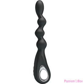 PRETTY LOVE - FEDERER ANAL VIBRATOR 12 VIBRATIONS BLACK