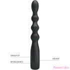 PRETTY LOVE - FEDERER ANAL VIBRATOR 12 VIBRATIONS BLACK