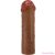 PRETTY LOVE - NILE PENIS SLEEVE WITH 2.5 CM EXTENSION MULATTO