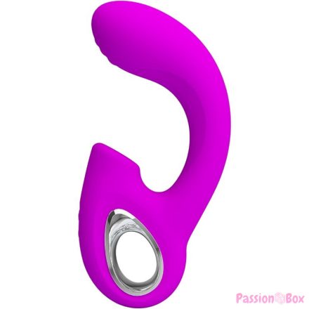 PRETTY LOVE - SIBEL SIBEL G-SPOT VIBRATOR + CLITORIS STIMULATOR 10 VIBRATIONS PURPLE