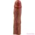PRETTY LOVE - STEVENSON PENIS SLEEVE WITH 7.6 CM EXTENSION MULATTO