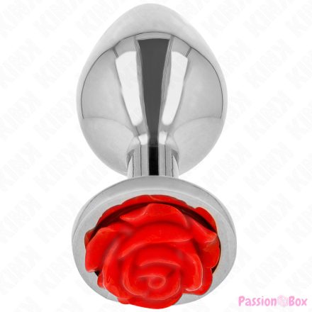 KINK - PLUG ANAL ROSE RED SIZE M