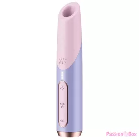 SATISFYER - BOLD KISS WAVE CLITORIS STIMULATOR PINK / VIOLET