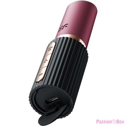 SATISFYER - PRO 2 KISS WAVE CLITORIS STIMULATOR GARNET / BLACK