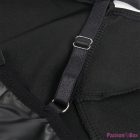 SUBBLIME - 955373 DRESS WITH BLACK LEATHER STRAPS S/M