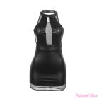 SUBBLIME - 955472 HALTER NECK DRESS WITH TRANSPARENCIES BLACK S/M