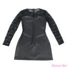 SUBBLIME - 955595 LONG SLEEVE DRESS WITH BLACK LACE S/M