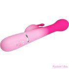 PRETTY LOVE - DEJON 3 IN 1 MULTIFUNCTION RABBIT VIBRATOR PINK