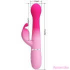 PRETTY LOVE - DEJON 3 IN 1 MULTIFUNCTION RABBIT VIBRATOR PINK