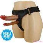 PRETTY LOVE - KEAVEN HARNESS BRIEFS UNIVERSAL & COMFORTABLE DOUBLE DILDO