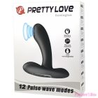PRETTY LOVE - REMINGTON ANAL AND VAGINAL VIBRATING MASSAGER BLACK