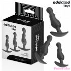 ADDICTED TOYS - SET OF 3 ANAL PLUG SILICONE MODEL 1