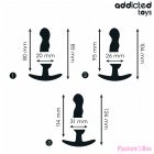 ADDICTED TOYS - SET OF 3 ANAL PLUG SILICONE MODEL 1