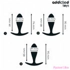 ADDICTED TOYS - SET OF 3 ANAL PLUG SILICONE MODEL 2