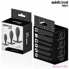 ADDICTED TOYS - SET OF 3 ANAL PLUG SILICONE MODEL 2