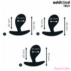 ADDICTED TOYS - SET OF 3 ANAL PLUG SILICONE MODEL 3