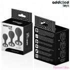 ADDICTED TOYS - SET OF 3 ANAL PLUG SILICONE WITH JEWEL