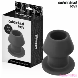   ADDICTED TOYS - EXTREME HOLLOW ANAL PLUG SILICONE SIZE L 10.4 CM