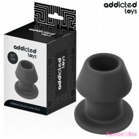   ADDICTED TOYS - EXTREME HOLLOW ANAL PLUG SILICONE SIZE M 8.7 CM